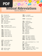 Essential Medical Abbreviations Guide | PDF | Medical Specialties ...