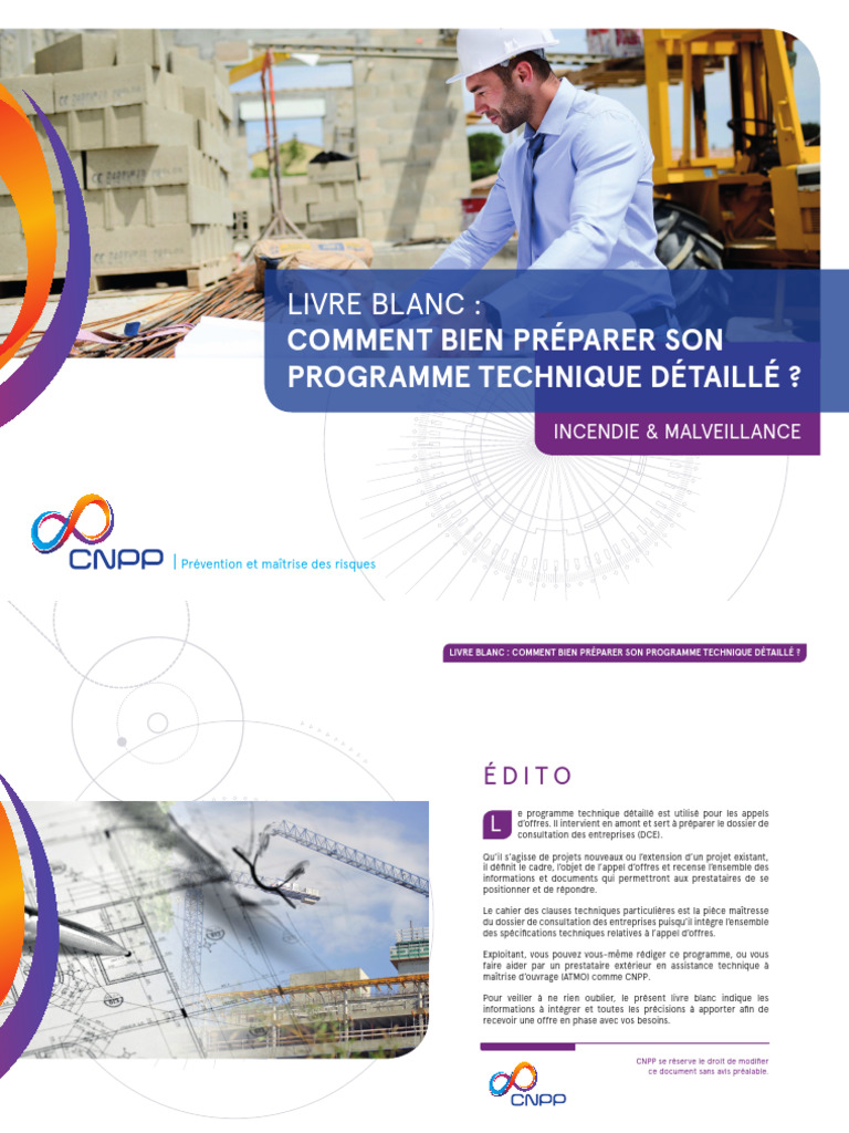 Préparer un Programme Technique Détaillé | PDF | Sécurité | Programme ...