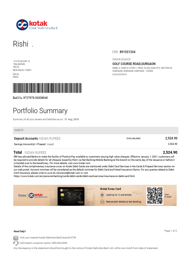 2025 06 10 19 33 20aug 24 - 110091 | PDF | Banks | Payments