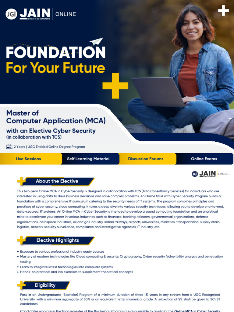 Online MCA in Cyber Security Program | PDF | Computer Security | Security