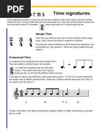 Basic Music Notes and Their Values | PDF