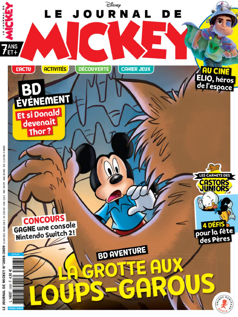 Le Journal de Mickey 2025-06-11 Fr.downmagaz.net | PDF