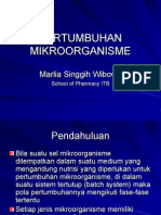 PERTUMBUHAN MIKROORGANISME