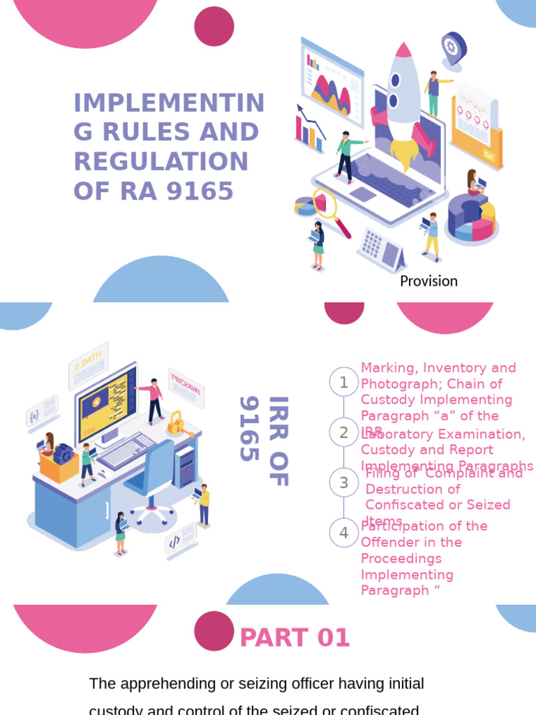 RA 9165 Rules and Regulations Guide | PDF