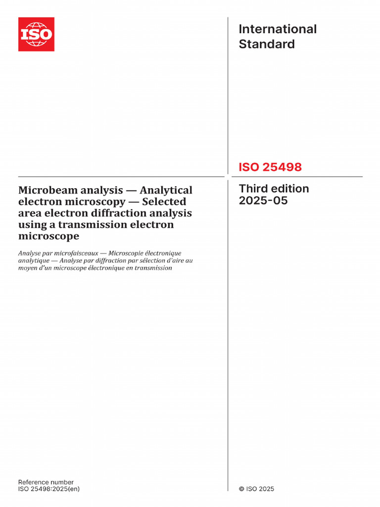 Iso 25498 2025 | PDF