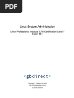 Linux System Administration - Linux Professional Institute (