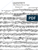 (Free Scores 1.com) Klughardt August Wind Quintet Clarinet Part 25460