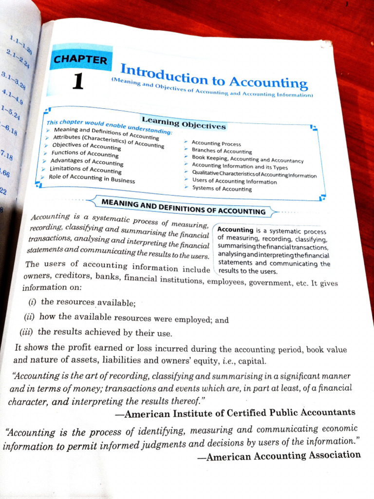 Acc CH 1 | PDF