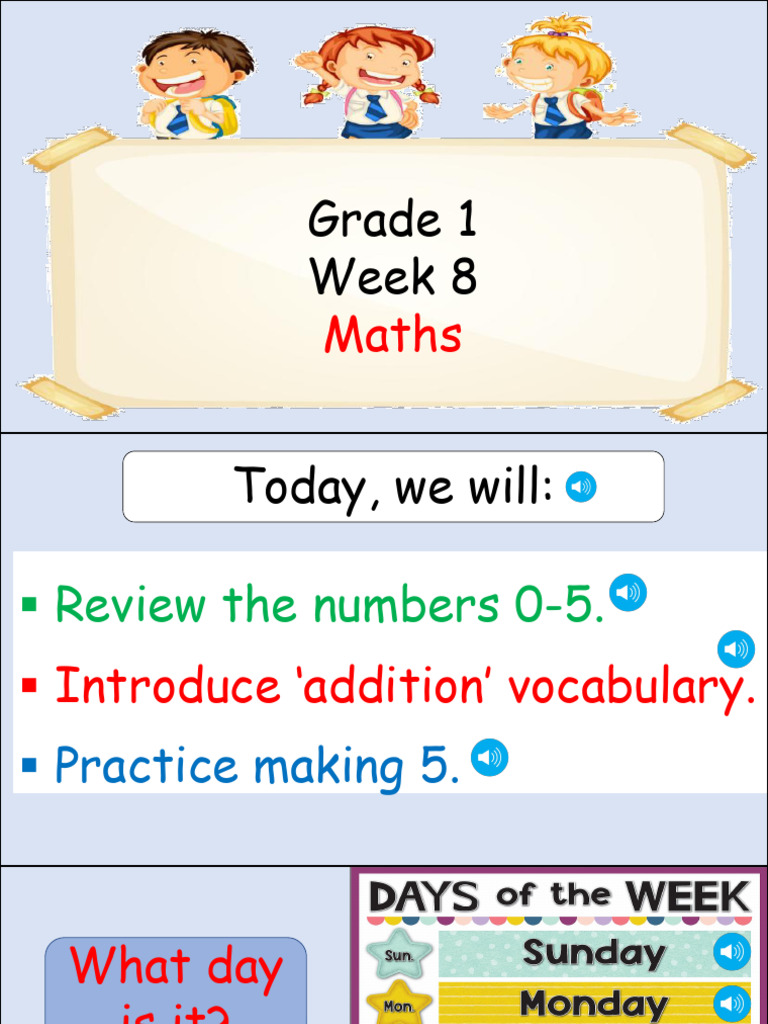 Week 8 - Maths - Lesson Recap (Printable) - Nội Dung Bài Học - File In ...