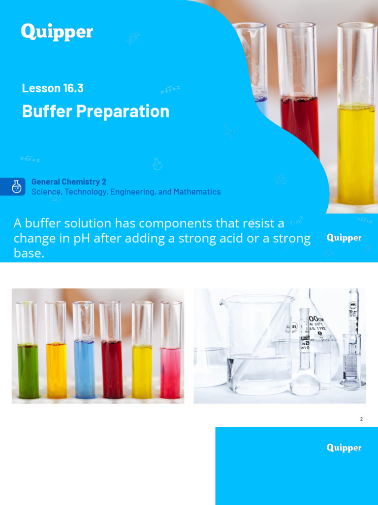 CHM2 11 - 12 Q4 1603 PF FD | PDF | Buffer Solution | Acid