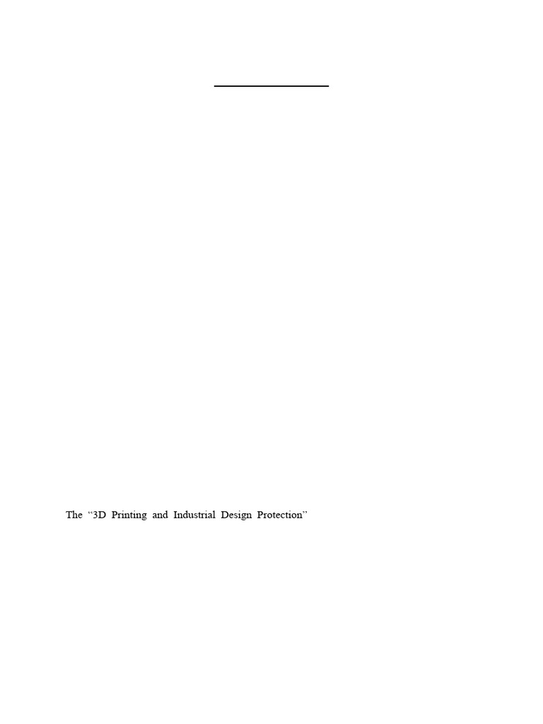3D Printing and Design Rights Analysis | PDF | 3 D Printing