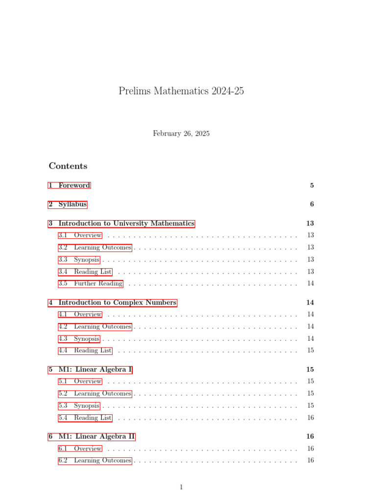 Mathematics Syllabus Overview 2024-25 | PDF | Group (Mathematics ...