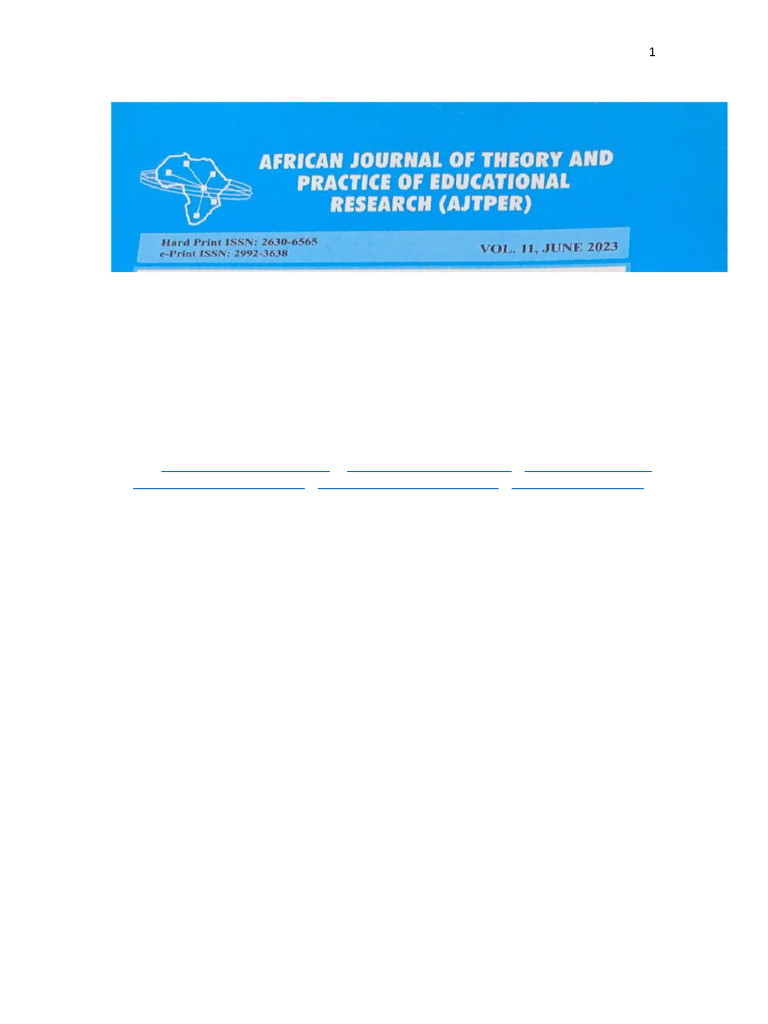 Disruptive Technology Use and Education Research Efficacy Among Early ...