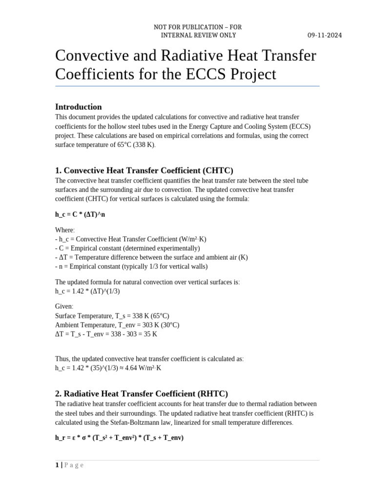 Heat Transfer Coefficients | PDF | Heat Transfer | Heat