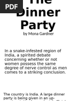 The Dinner Party: A Crisis Revealed | PDF