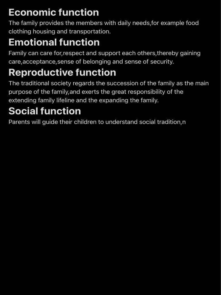Understanding Economic Function in Families | PDF