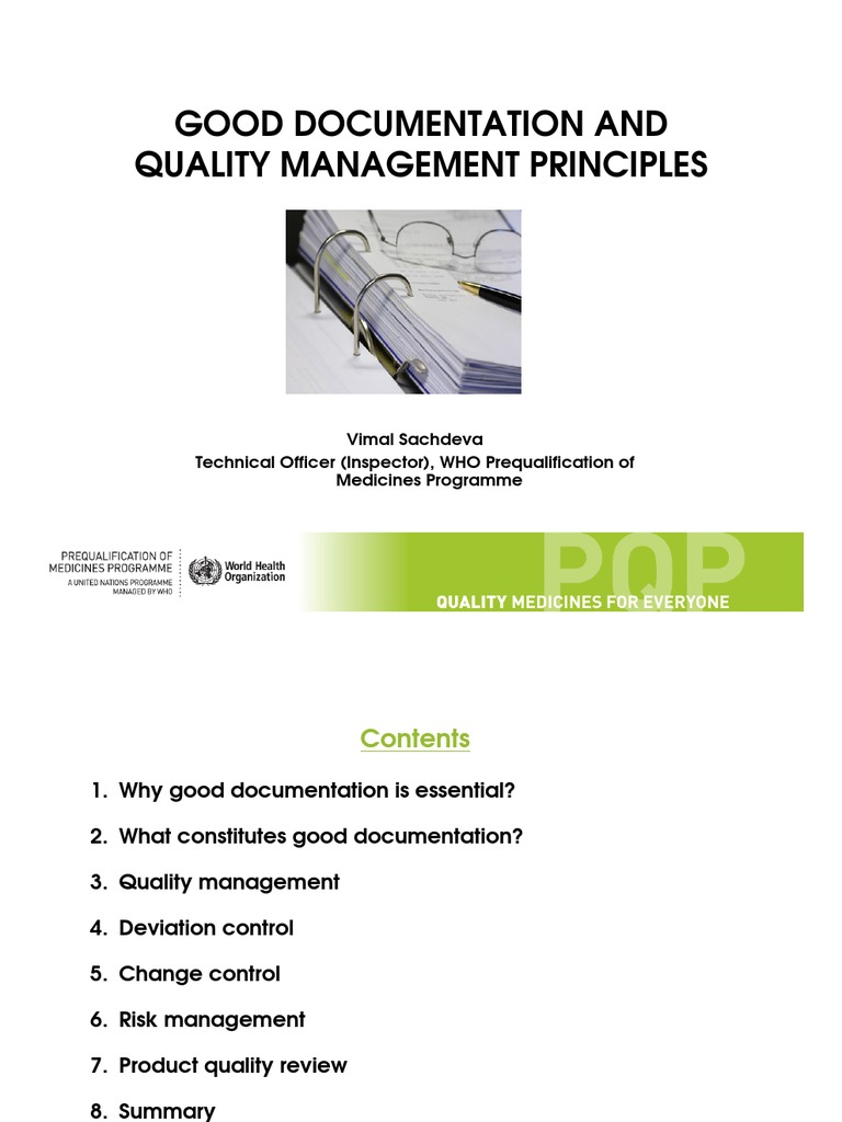 Good Documentation Practices | PDF | Risk Management | Risk