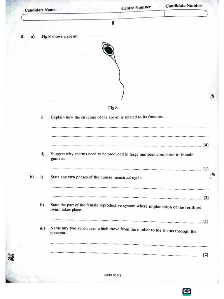 Combined Science..Nov 2018 P2 - 8 | PDF