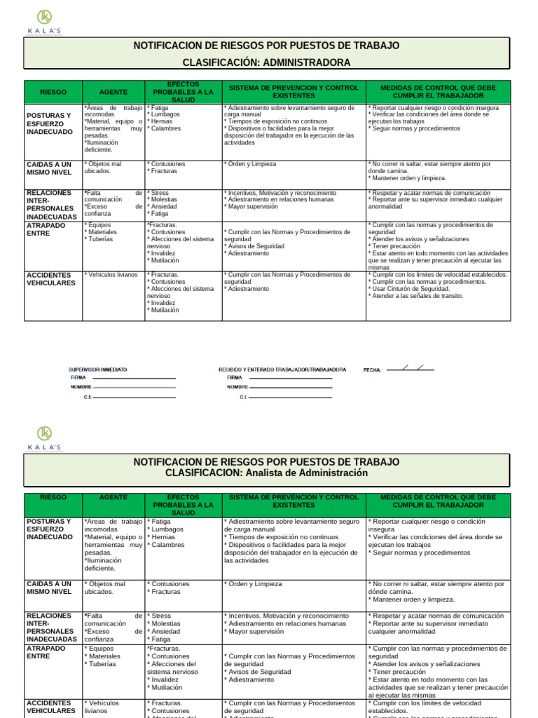 Riesgos Laborales y Medidas de Control | PDF | ruido | Estrés (biología)