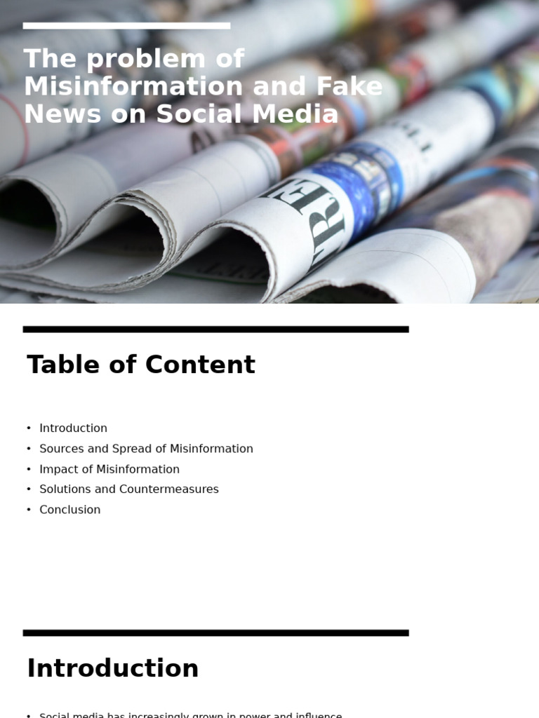 Combatting Misinformation on Social Media | PDF | Social Media ...