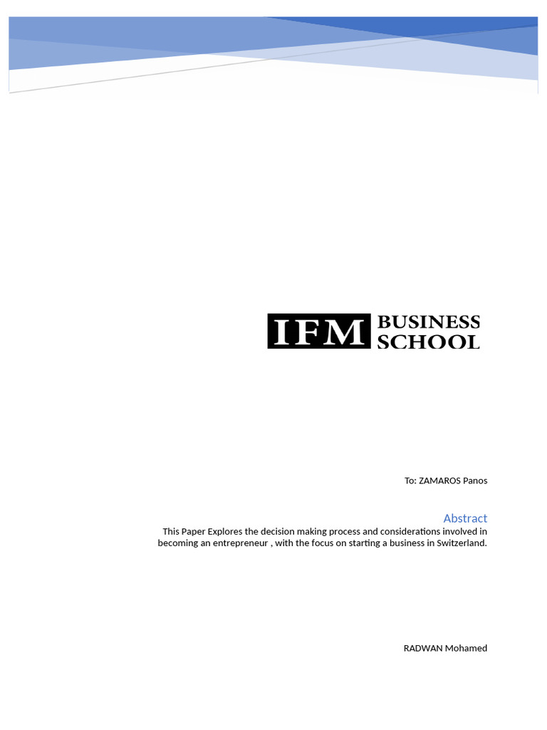 Enterpneurship Final Document | PDF | Entrepreneurship | Mindset