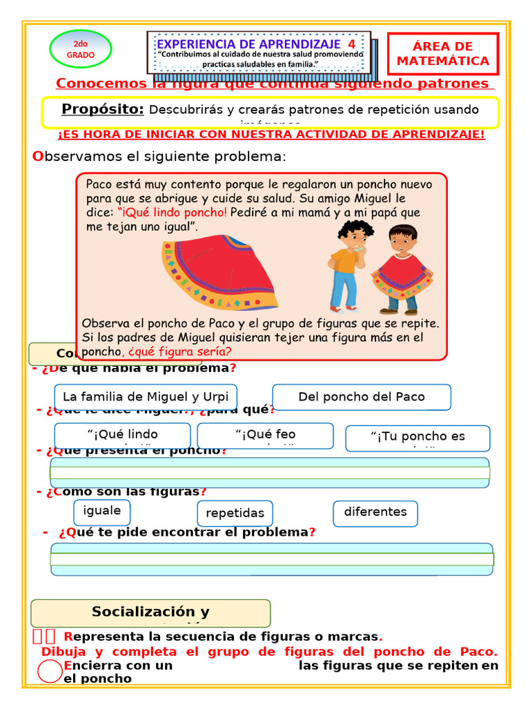 Ficha 13 de Junio 2do Grado Matmática-S | PDF