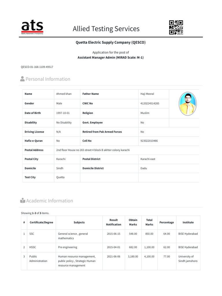 Assistant Manager Admin (MIRAD Scale - M-1) | PDF