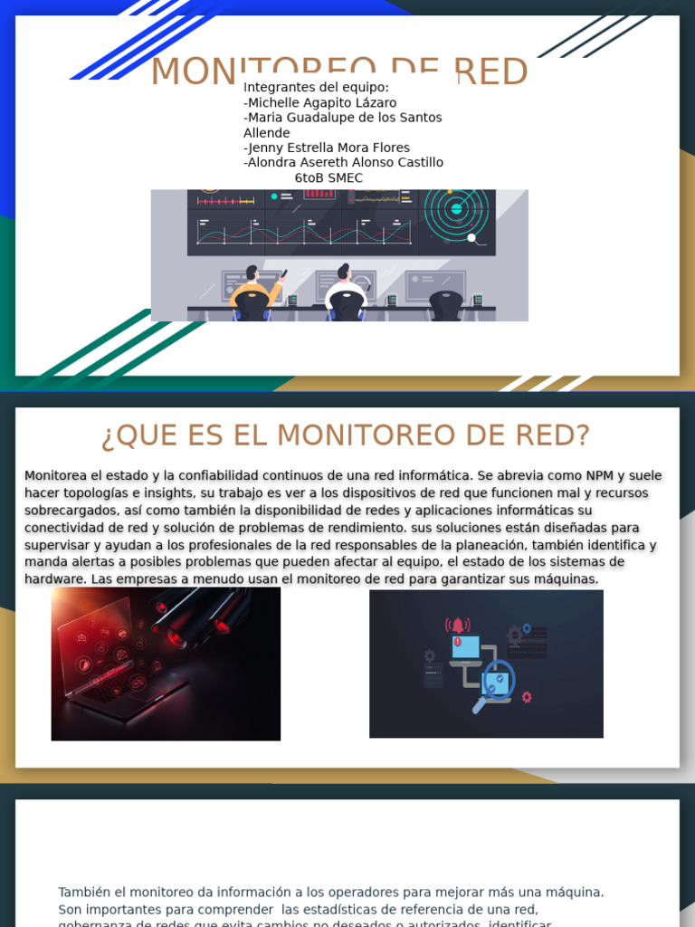 Monitoreo de Red | PDF | Red de computadoras | Redes de computadoras