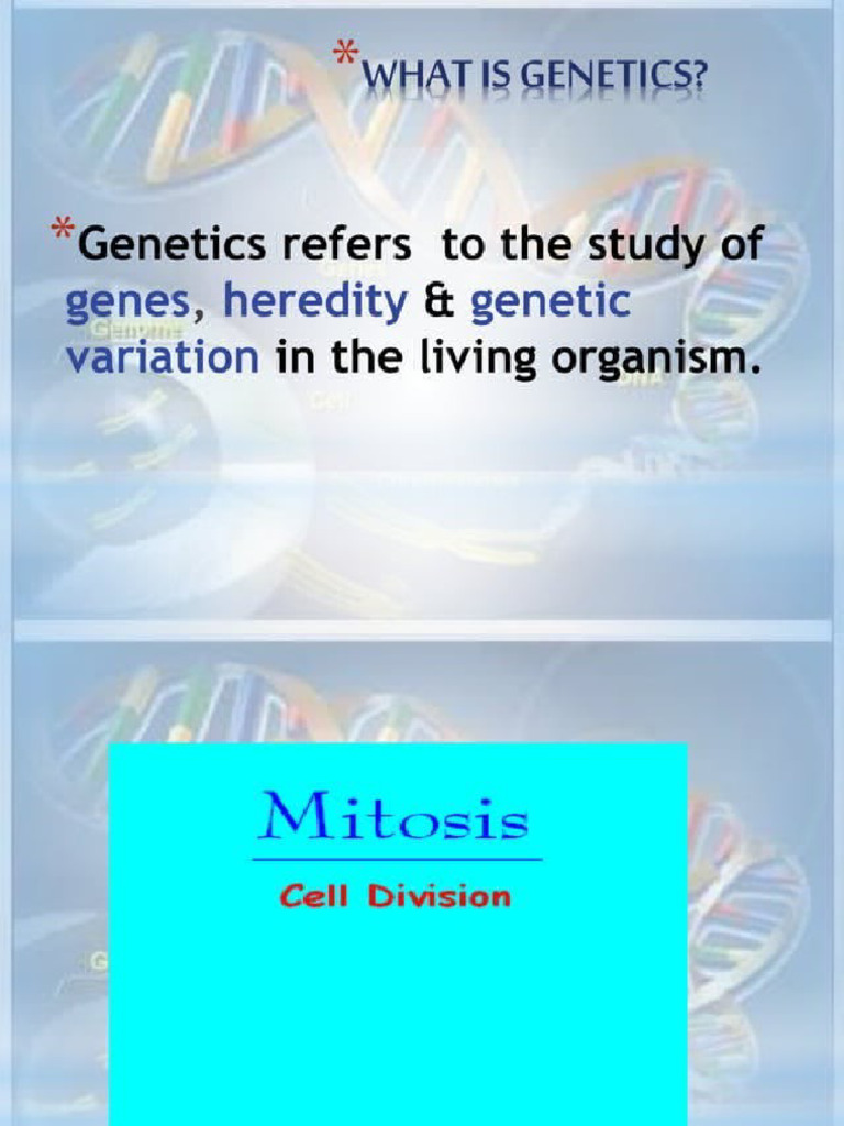 Genetics | PDF
