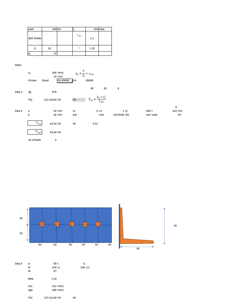 Bolt Load Calculation and Analysis | PDF