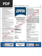 Ficha Técnica del Insecticida Intrepid | PDF | Insecticida | Química