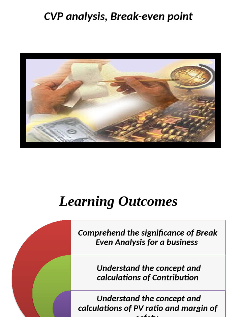 CVP Analysis and Break-Even Point Guide | PDF | Cost | Business Economics