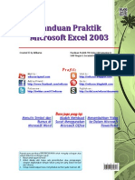 Download Panduan Praktik Microsoft Excel 2003 by Wikarso Fahri SN90500050 doc pdf