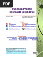 Download Panduan Praktik Microsoft Excel 2003 by Wikarso Fahri SN90500050 doc pdf