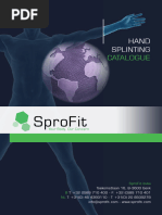 Occupational Therapy Splinting Guide | PDF | Prosthesis | Hand