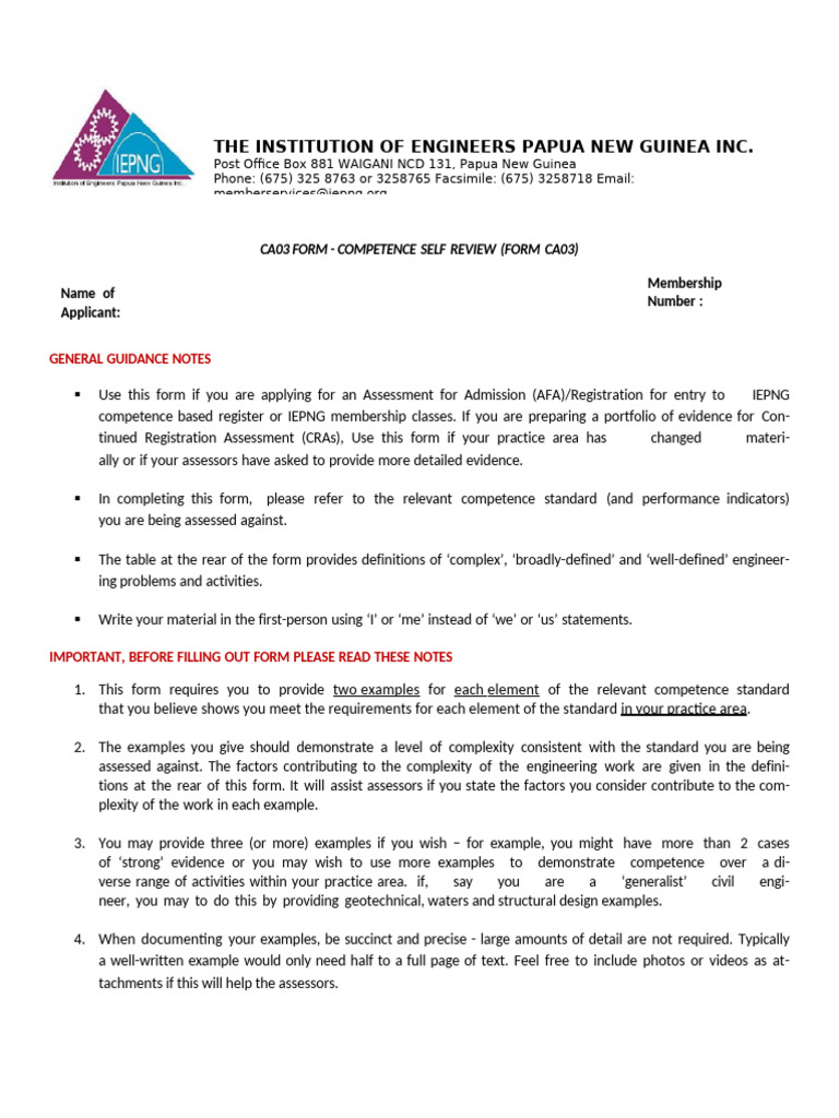 CA03-Ver2001-31.12.2019 Rev | PDF | Risk Management | Risk