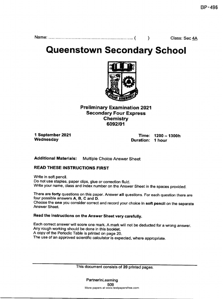 Access Test Papers Online | PDF