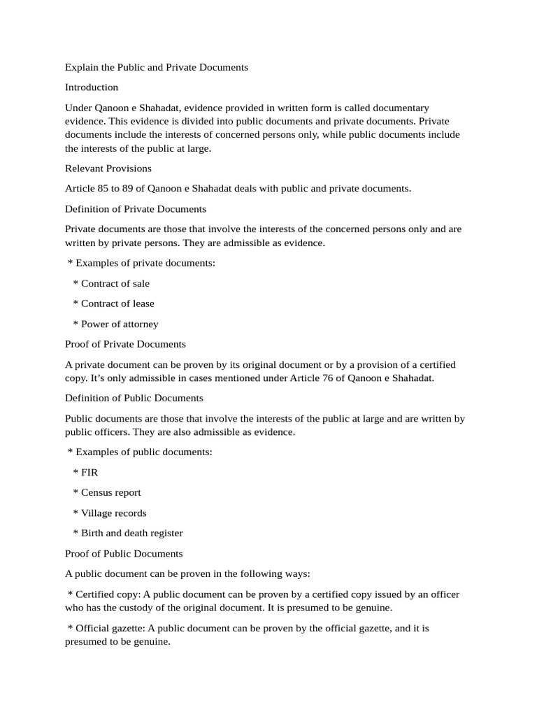 Document | PDF | Evidence | Common Law