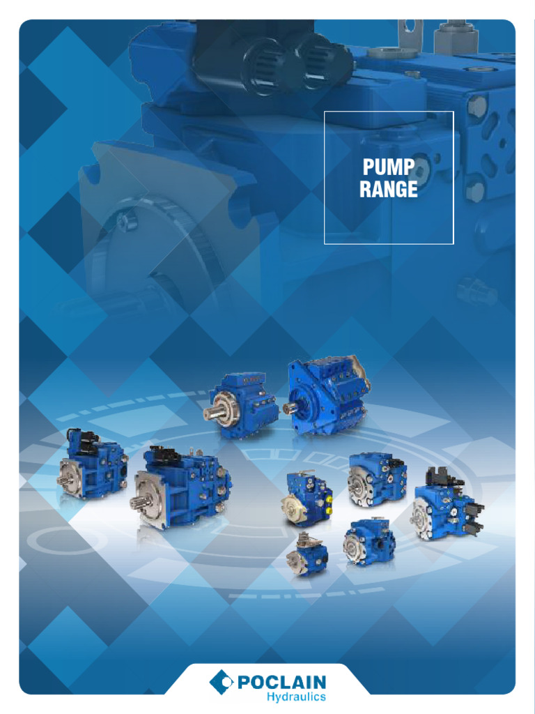 Poclain Hydraulic Pump Specifications | PDF | Pump | Machines