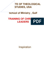 Institute of Theological Studies, Usa School of Ministry, Gulf