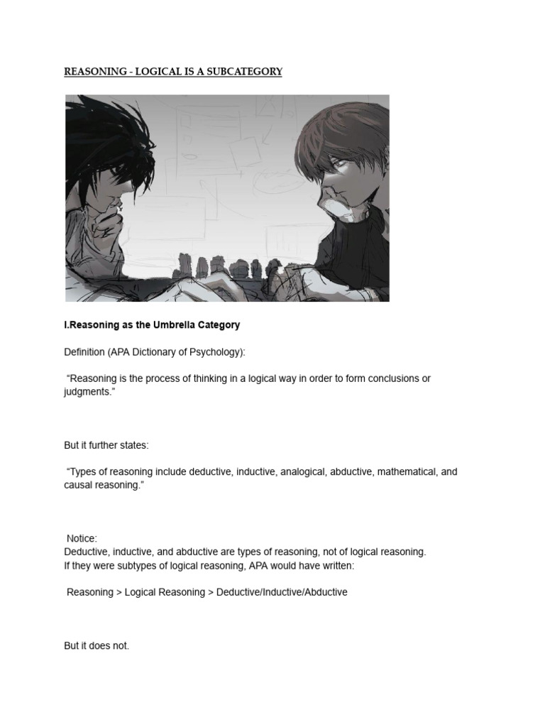 Logical Reasoning vs. Other Types | PDF | Reason | Inductive Reasoning