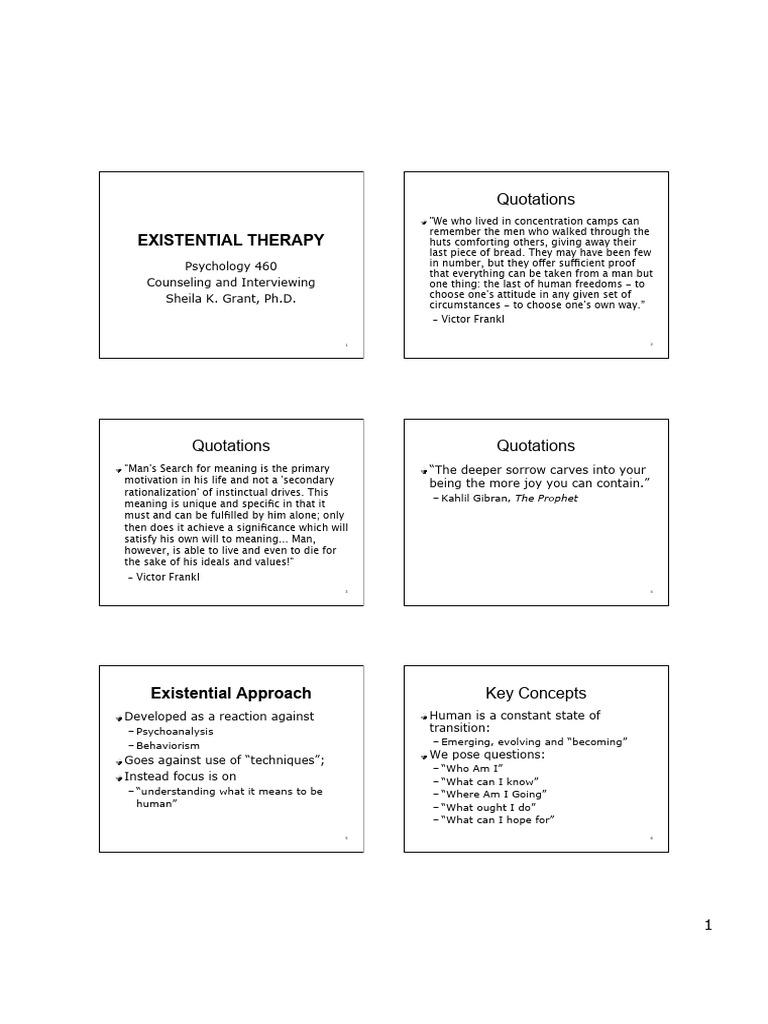 Existential Therapy in Los Angeles | PDF | Psychotherapy | Existentialism