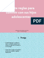 20 Reglas para Convivir Con Sus Hijos Adolescentes