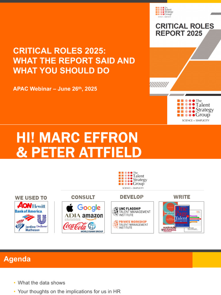 Critical Roles in Talent Management 2025 | PDF | Social Psychology ...