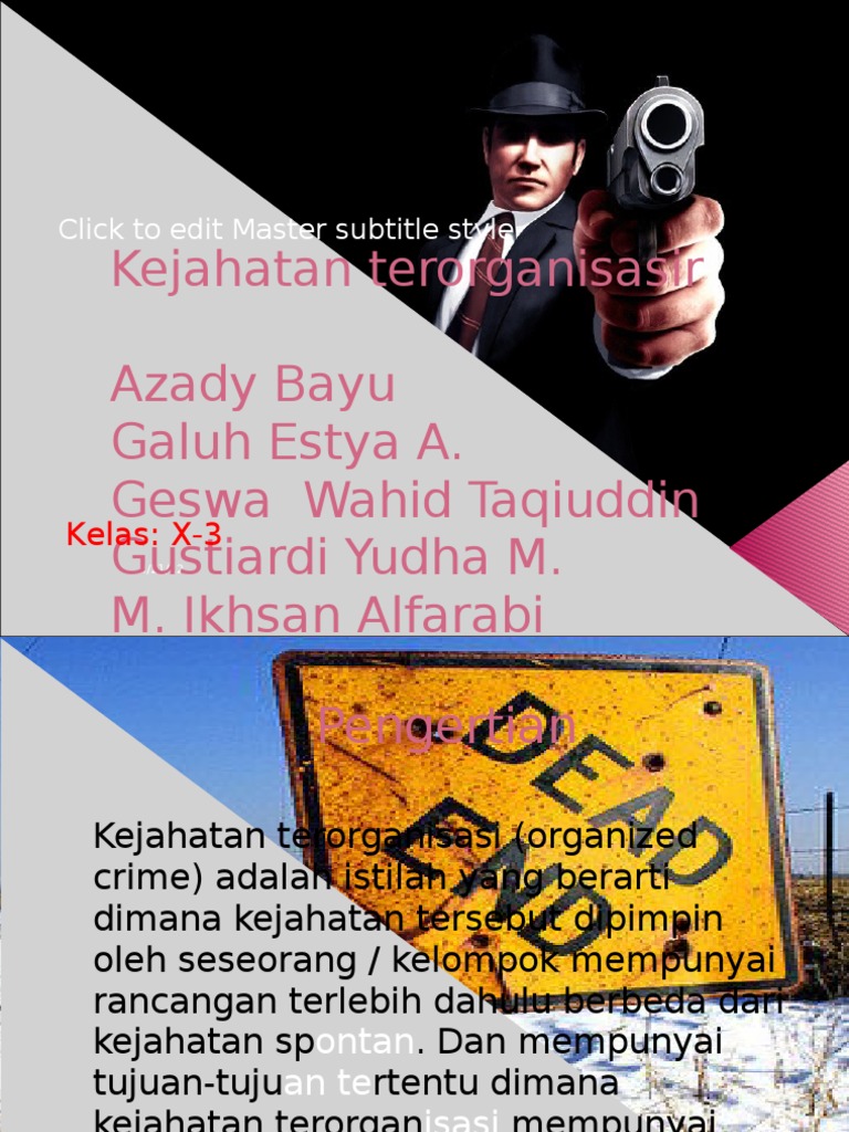 Kejahatan terorganisir