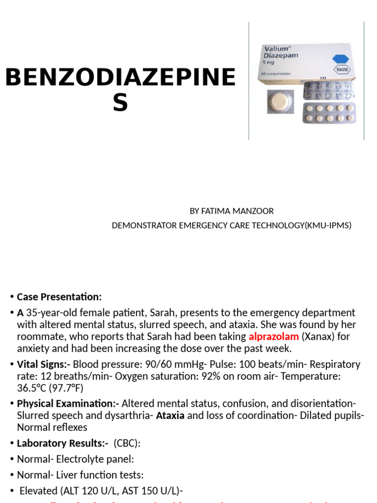 Benzodiazepine Overdose Management Guide | PDF | Benzodiazepine | Human ...