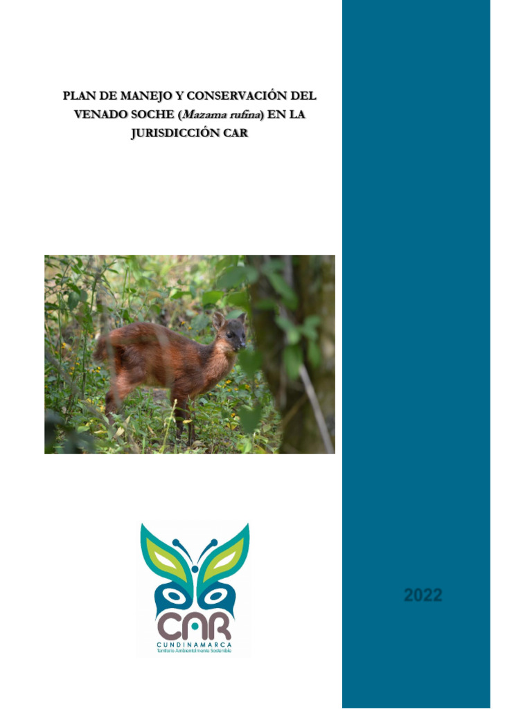 Plan de Conservación del Venado Soche | PDF