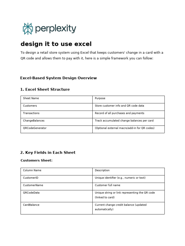 Excel Retail Store Change System Guide | PDF | Credit Card | Microsoft ...