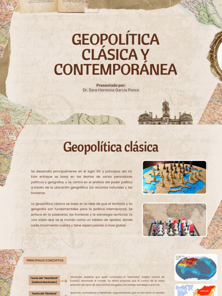 Geopolítica: Clásica vs. Contemporánea | PDF | Geopolítica | Ciencias ...