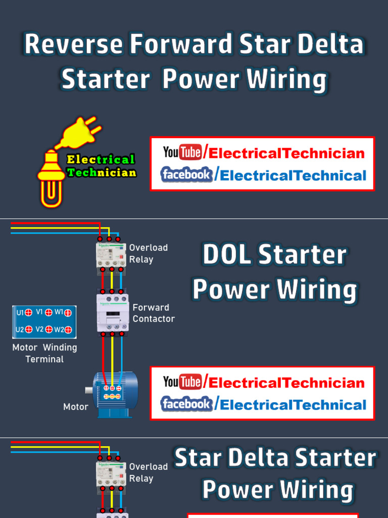 Reverse Forward Star Delta Power Wiring | PDF